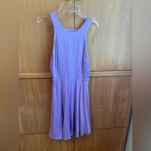 Silence + noise purple summer dress NWT